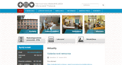 Desktop Screenshot of nemocnicemtr.cz
